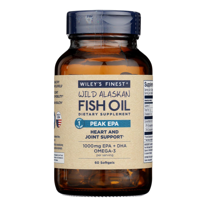 Wiley's Finest - Fish Oil Peak Epa - 1 Each-60 Sgel