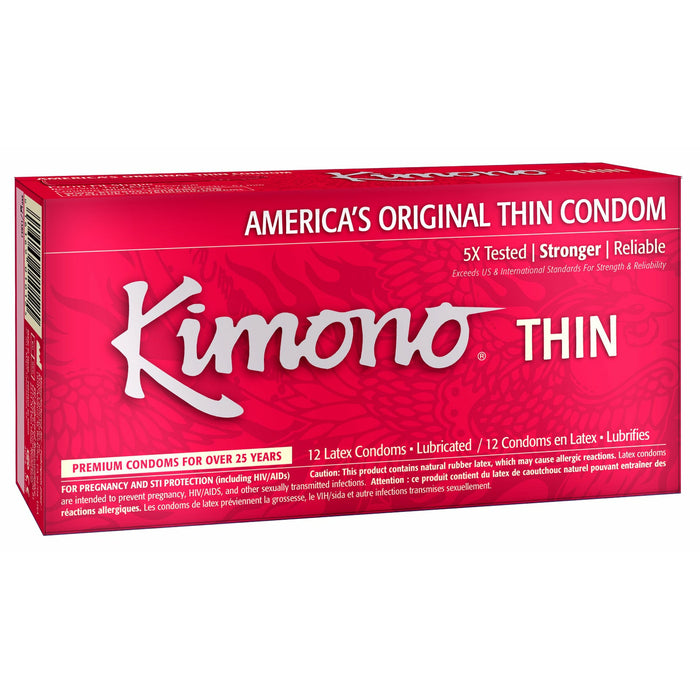 Kimono Lubricated Condom 12 Pk