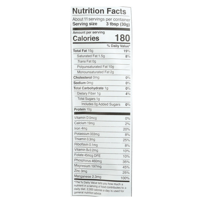 Manitoba Harvest Certified Organic Hemp Hearts Shelled Hemp Seed - 12 Oz