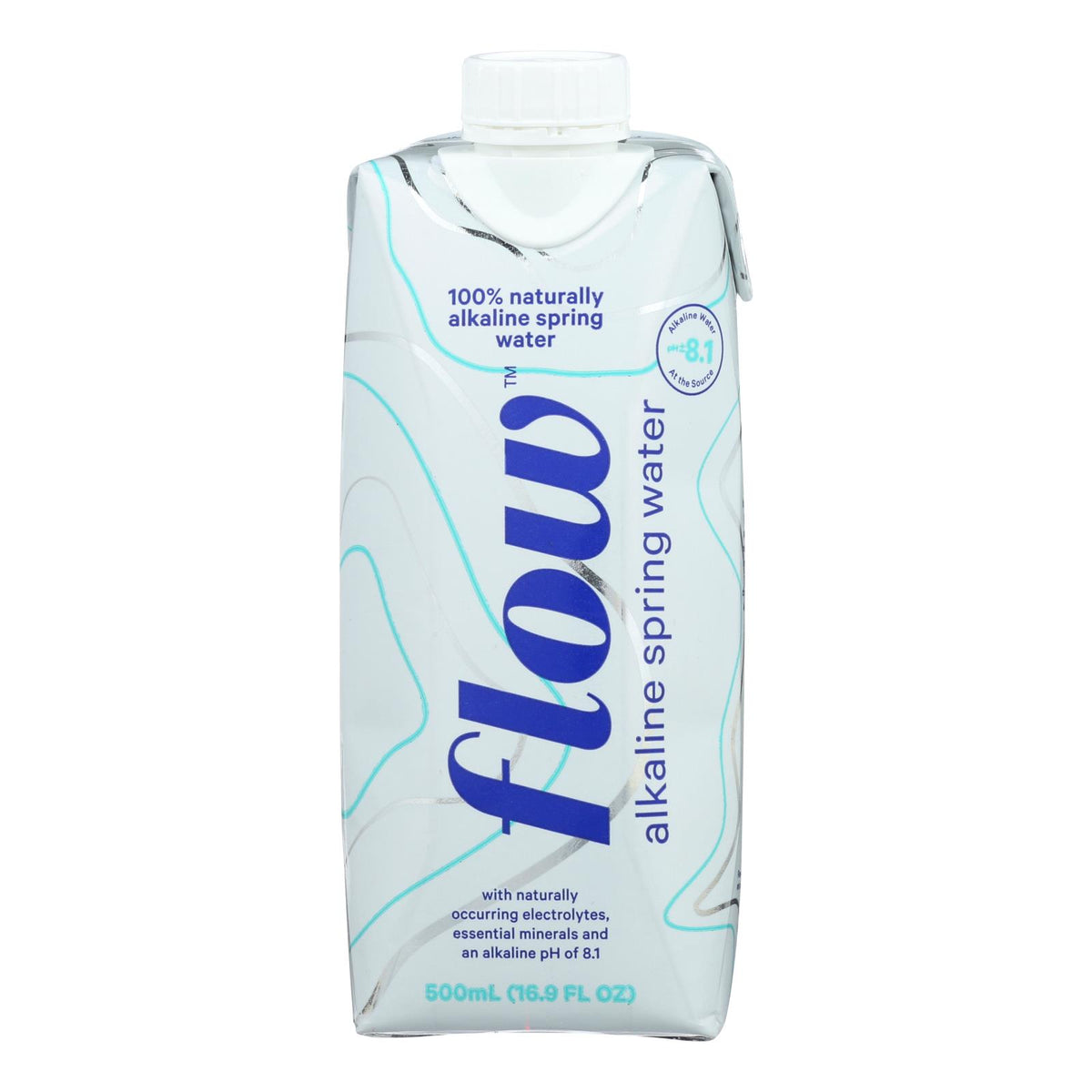 Flow Spring Water - Natural Alkaline - Case Of 12 - 500 Ml — LiiveStyle