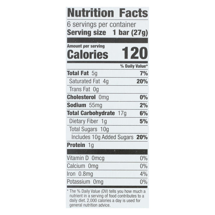 Larabar - Bar Kids Chocolate Chip Cookie - Case Of 8 - 6-.96 Oz