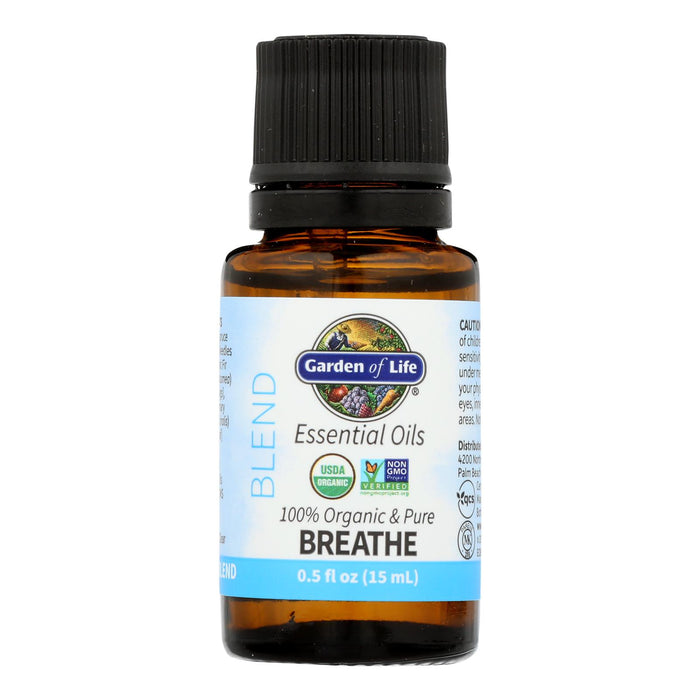 Garden Of Life - Ess Oil Organic Breathe Blend - 1 Each-.5 Fz